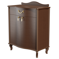 Комод Джульетта с распашными дверцами 75х42х95 см (орех)